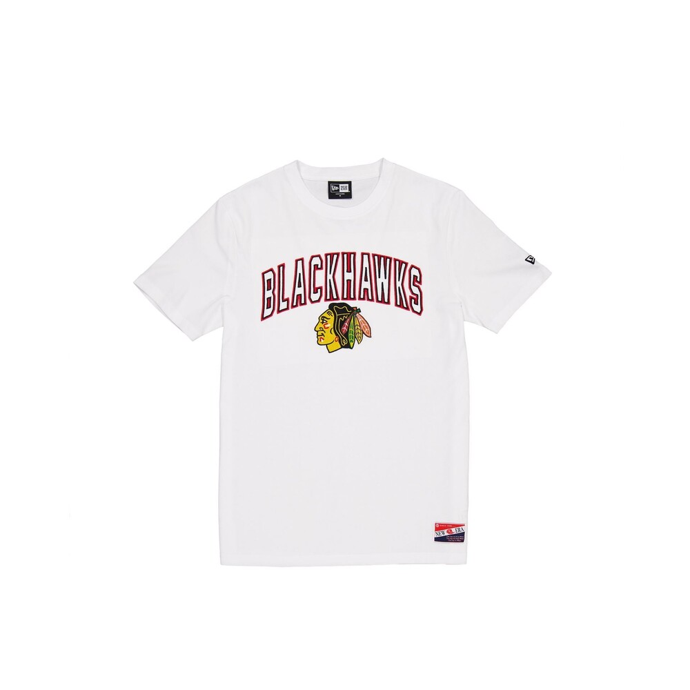 New Era Chicago Blackhawks Throwback White T-Shirt - Size L